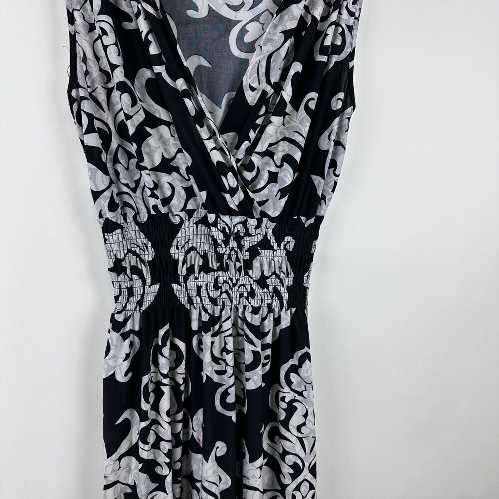 ACE Fashion Floral Maxi Dress V Neck Flowy Summer Dress Womens Size S - Picture 3 of 8